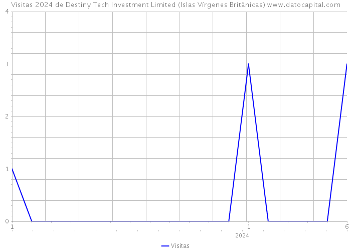 Visitas 2024 de Destiny Tech Investment Limited (Islas Vírgenes Británicas) 