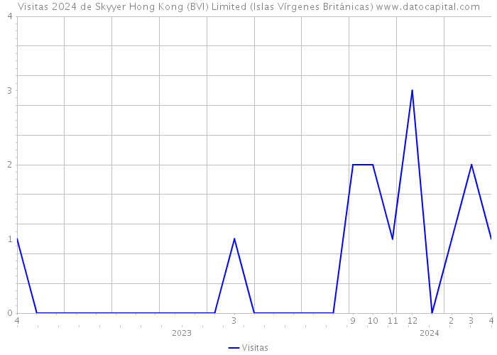 Visitas 2024 de Skyyer Hong Kong (BVI) Limited (Islas Vírgenes Británicas) 