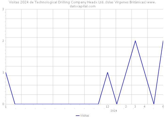 Visitas 2024 de Technological Drilling Company Headx Ltd. (Islas Vírgenes Británicas) 