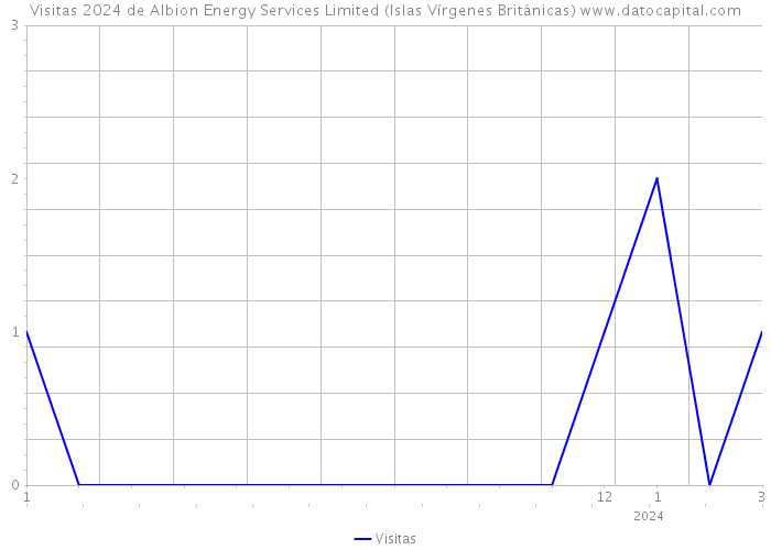 Visitas 2024 de Albion Energy Services Limited (Islas Vírgenes Británicas) 