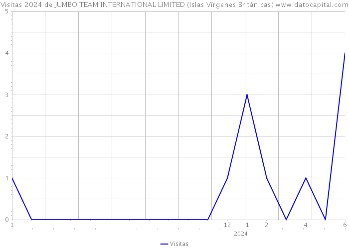 Visitas 2024 de JUMBO TEAM INTERNATIONAL LIMITED (Islas Vírgenes Británicas) 