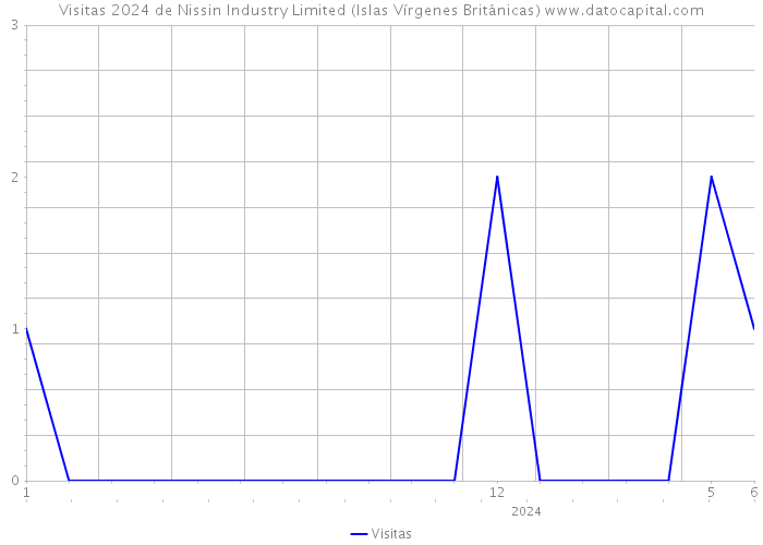 Visitas 2024 de Nissin Industry Limited (Islas Vírgenes Británicas) 