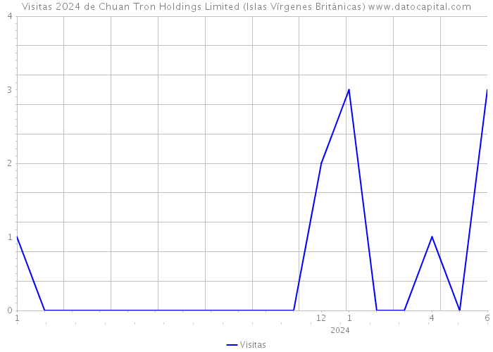 Visitas 2024 de Chuan Tron Holdings Limited (Islas Vírgenes Británicas) 