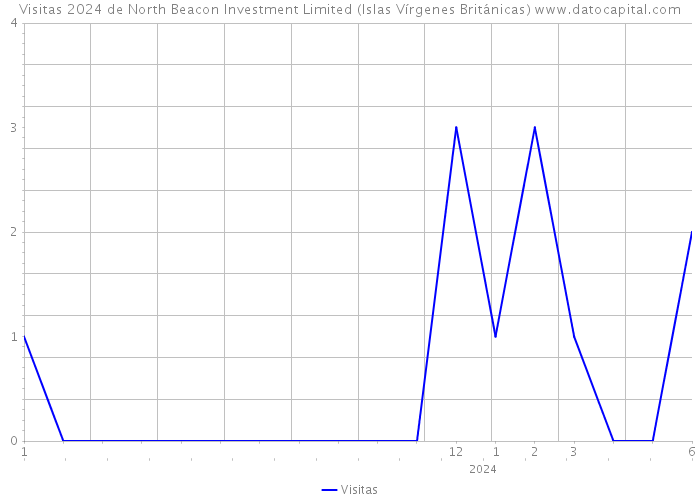 Visitas 2024 de North Beacon Investment Limited (Islas Vírgenes Británicas) 