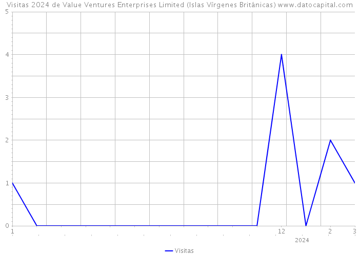 Visitas 2024 de Value Ventures Enterprises Limited (Islas Vírgenes Británicas) 