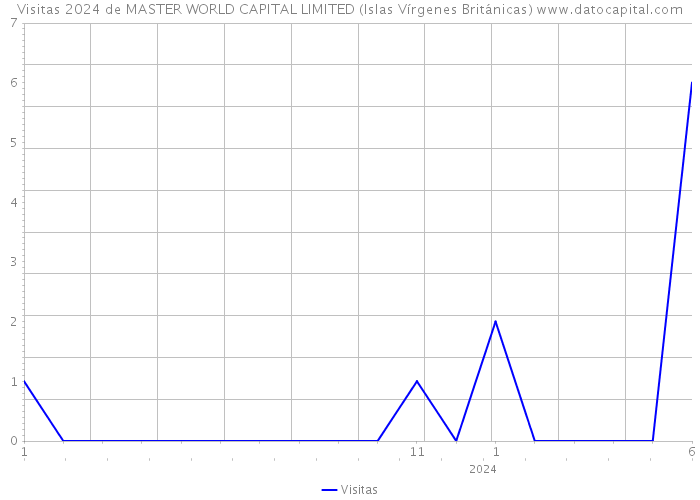 Visitas 2024 de MASTER WORLD CAPITAL LIMITED (Islas Vírgenes Británicas) 