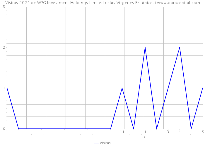 Visitas 2024 de WPG Investment Holdings Limited (Islas Vírgenes Británicas) 