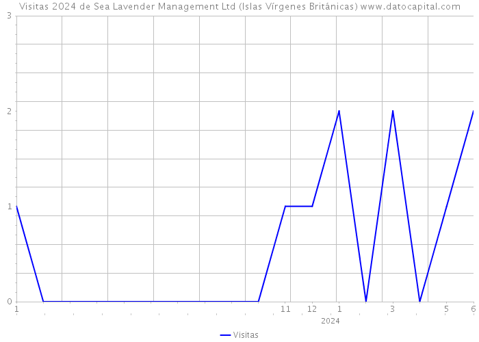 Visitas 2024 de Sea Lavender Management Ltd (Islas Vírgenes Británicas) 