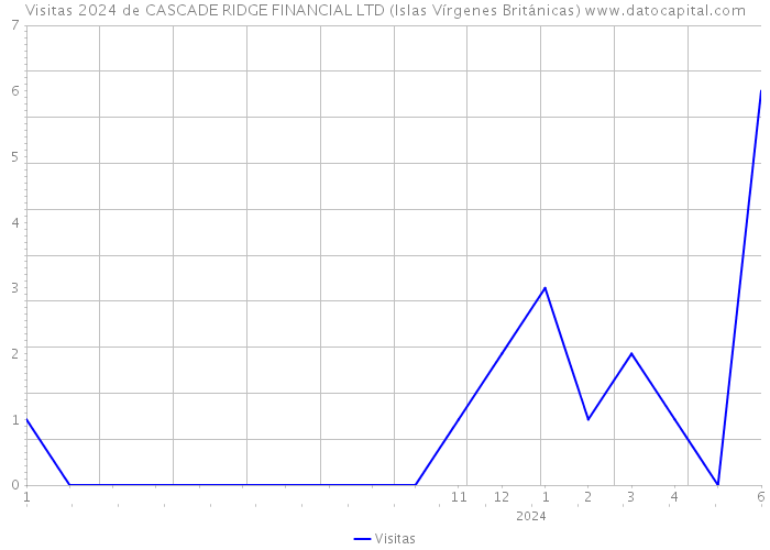 Visitas 2024 de CASCADE RIDGE FINANCIAL LTD (Islas Vírgenes Británicas) 