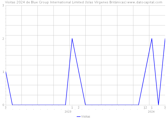Visitas 2024 de Blue Group International Limited (Islas Vírgenes Británicas) 