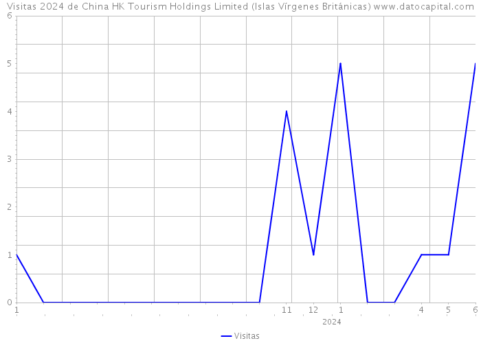 Visitas 2024 de China HK Tourism Holdings Limited (Islas Vírgenes Británicas) 