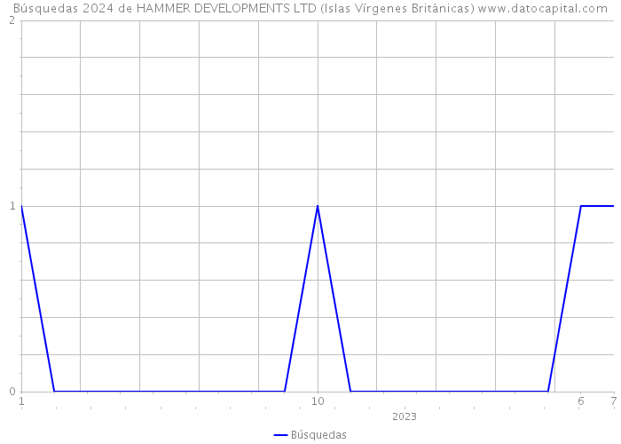 Búsquedas 2024 de HAMMER DEVELOPMENTS LTD (Islas Vírgenes Británicas) 