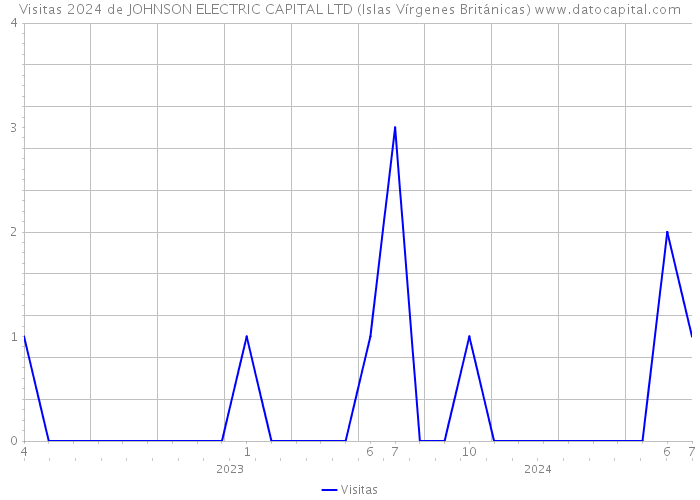 Visitas 2024 de JOHNSON ELECTRIC CAPITAL LTD (Islas Vírgenes Británicas) 