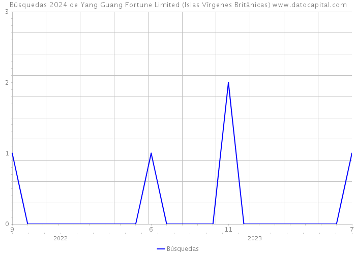 Búsquedas 2024 de Yang Guang Fortune Limited (Islas Vírgenes Británicas) 