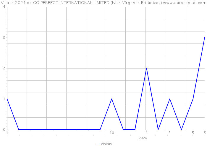 Visitas 2024 de GO PERFECT INTERNATIONAL LIMITED (Islas Vírgenes Británicas) 