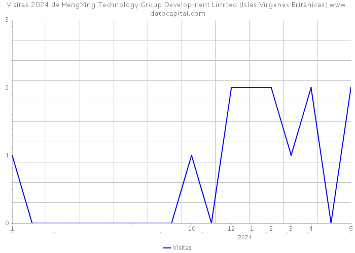 Visitas 2024 de HengXing Technology Group Development Limited (Islas Vírgenes Británicas) 