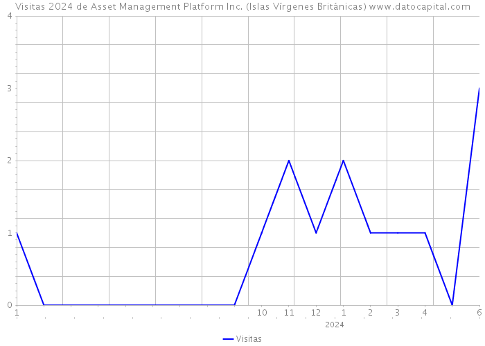 Visitas 2024 de Asset Management Platform Inc. (Islas Vírgenes Británicas) 