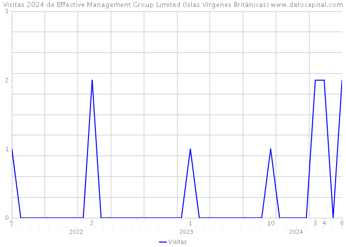 Visitas 2024 de Effective Management Group Limited (Islas Vírgenes Británicas) 