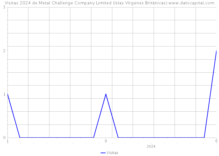 Visitas 2024 de Metal Challenge Company Limited (Islas Vírgenes Británicas) 