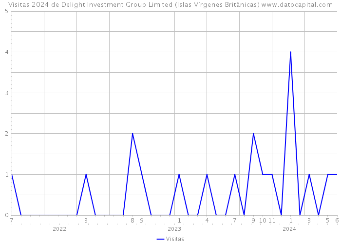 Visitas 2024 de Delight Investment Group Limited (Islas Vírgenes Británicas) 