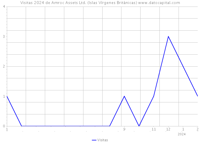 Visitas 2024 de Amroc Assets Ltd. (Islas Vírgenes Británicas) 