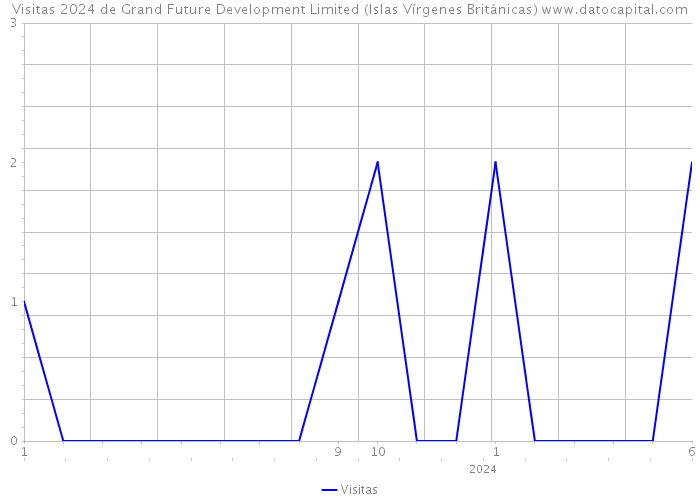 Visitas 2024 de Grand Future Development Limited (Islas Vírgenes Británicas) 
