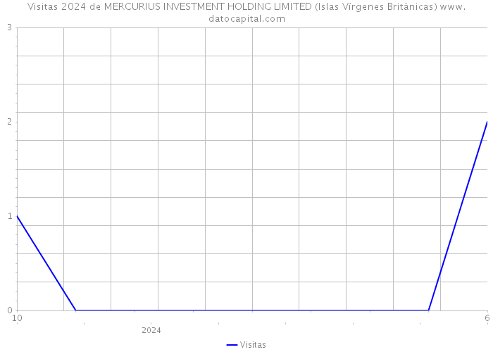 Visitas 2024 de MERCURIUS INVESTMENT HOLDING LIMITED (Islas Vírgenes Británicas) 