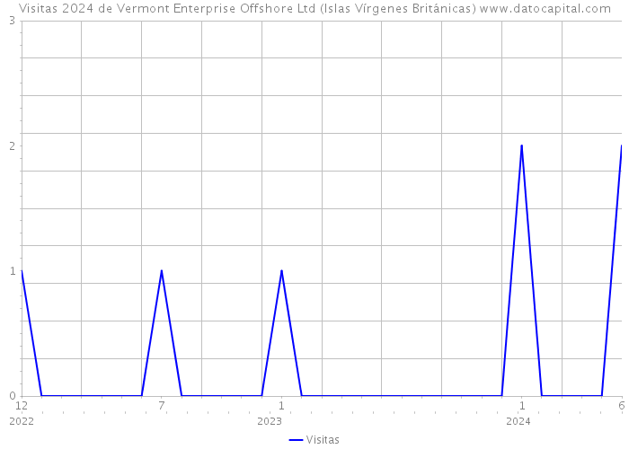 Visitas 2024 de Vermont Enterprise Offshore Ltd (Islas Vírgenes Británicas) 