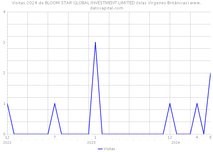 Visitas 2024 de BLOOM STAR GLOBAL INVESTMENT LIMITED (Islas Vírgenes Británicas) 