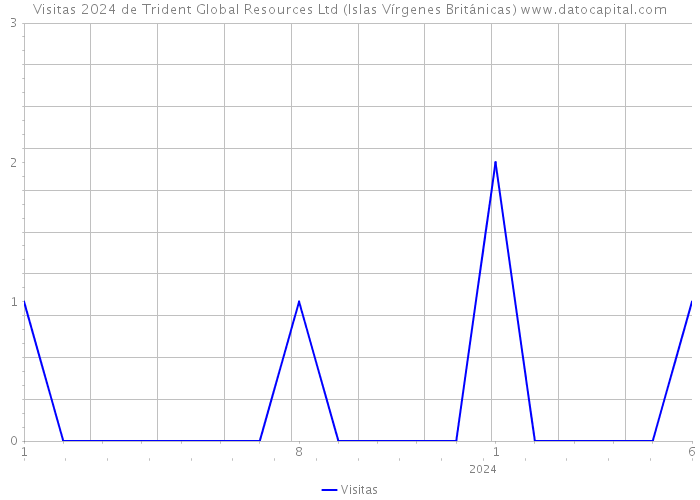 Visitas 2024 de Trident Global Resources Ltd (Islas Vírgenes Británicas) 