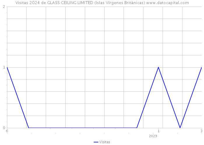 Visitas 2024 de GLASS CEILING LIMITED (Islas Vírgenes Británicas) 