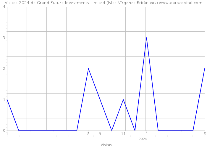 Visitas 2024 de Grand Future Investments Limited (Islas Vírgenes Británicas) 
