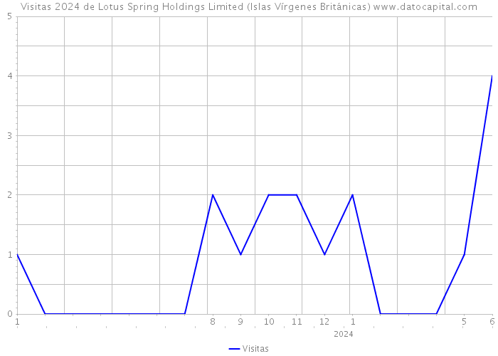 Visitas 2024 de Lotus Spring Holdings Limited (Islas Vírgenes Británicas) 