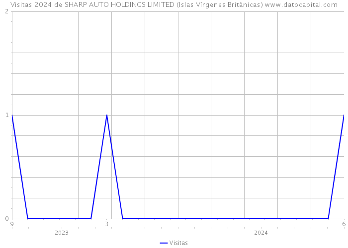 Visitas 2024 de SHARP AUTO HOLDINGS LIMITED (Islas Vírgenes Británicas) 