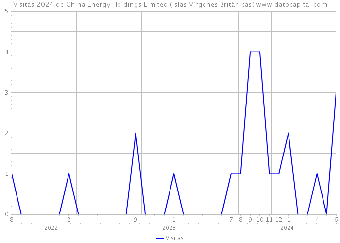 Visitas 2024 de China Energy Holdings Limited (Islas Vírgenes Británicas) 