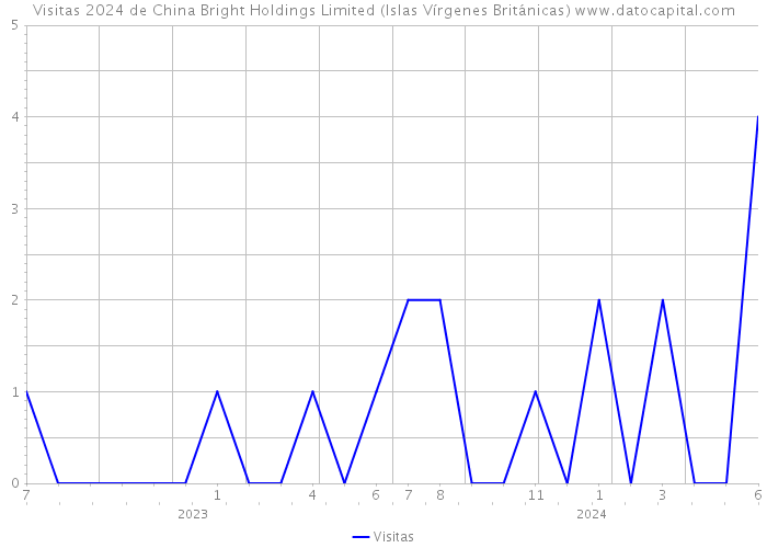 Visitas 2024 de China Bright Holdings Limited (Islas Vírgenes Británicas) 