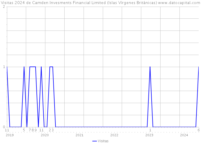 Visitas 2024 de Camden Invesments Financial Limited (Islas Vírgenes Británicas) 