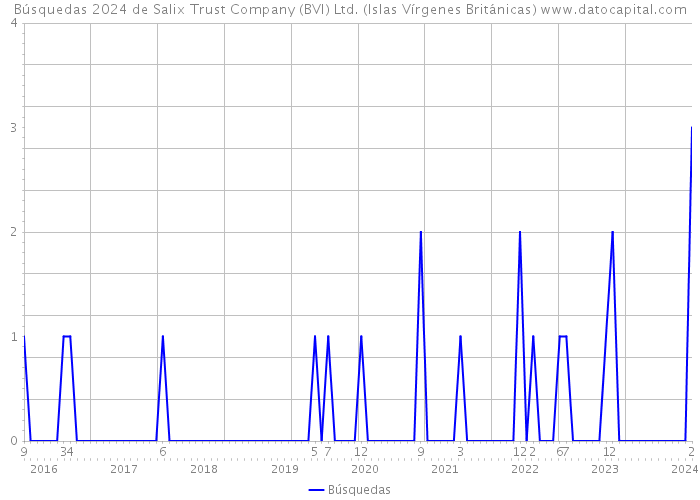 Búsquedas 2024 de Salix Trust Company (BVI) Ltd. (Islas Vírgenes Británicas) 