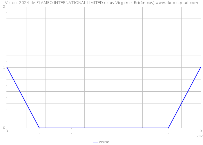Visitas 2024 de FLAMBO INTERNATIONAL LIMITED (Islas Vírgenes Británicas) 