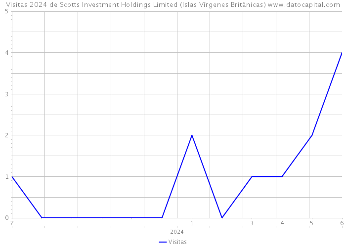 Visitas 2024 de Scotts Investment Holdings Limited (Islas Vírgenes Británicas) 