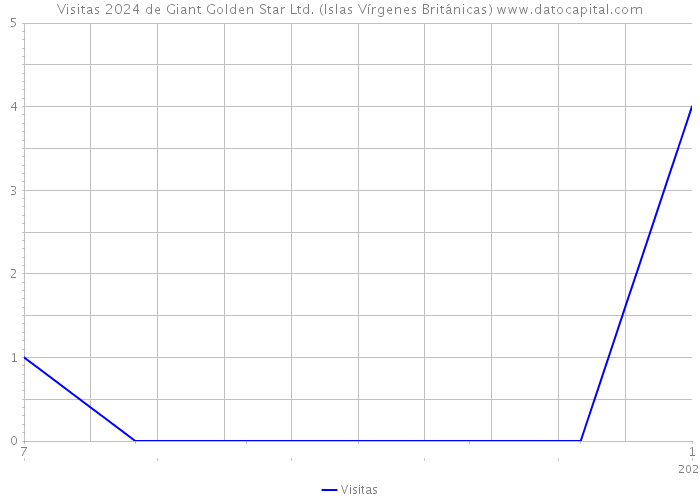 Visitas 2024 de Giant Golden Star Ltd. (Islas Vírgenes Británicas) 