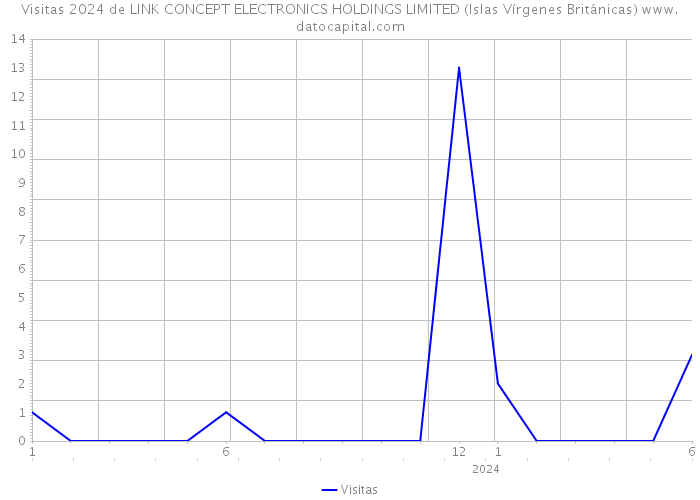 Visitas 2024 de LINK CONCEPT ELECTRONICS HOLDINGS LIMITED (Islas Vírgenes Británicas) 