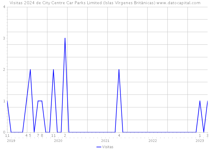 Visitas 2024 de City Centre Car Parks Limited (Islas Vírgenes Británicas) 