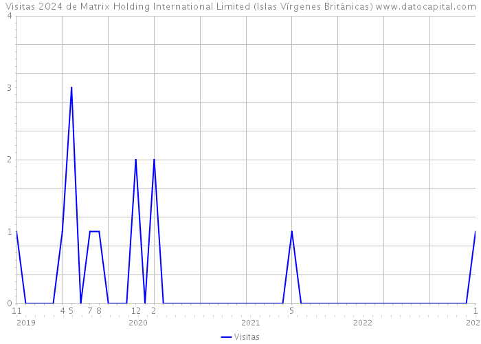 Visitas 2024 de Matrix Holding International Limited (Islas Vírgenes Británicas) 