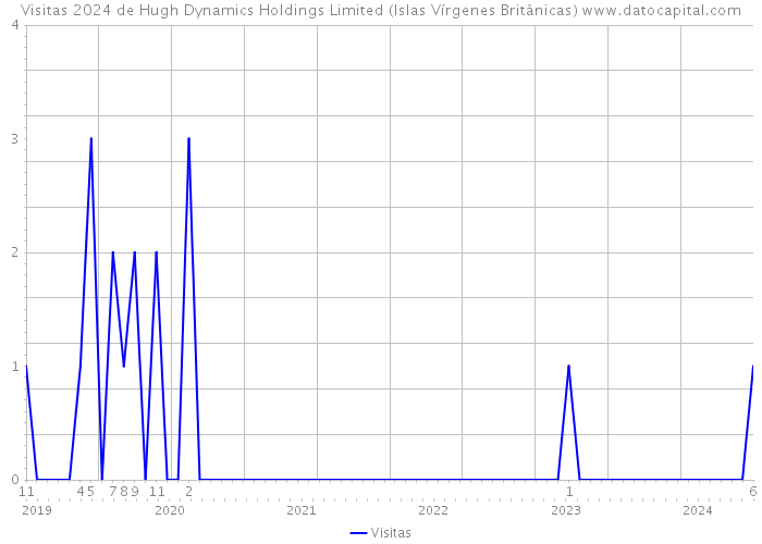 Visitas 2024 de Hugh Dynamics Holdings Limited (Islas Vírgenes Británicas) 
