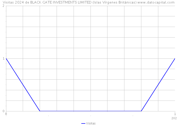 Visitas 2024 de BLACK GATE INVESTMENTS LIMITED (Islas Vírgenes Británicas) 
