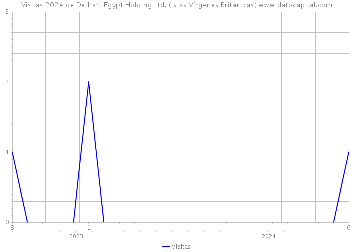 Visitas 2024 de Dethart Egypt Holding Ltd. (Islas Vírgenes Británicas) 