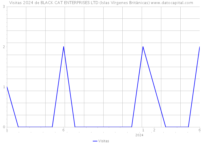 Visitas 2024 de BLACK CAT ENTERPRISES LTD (Islas Vírgenes Británicas) 
