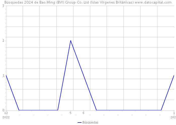 Búsquedas 2024 de Bao Ming (BVI) Group Co. Ltd (Islas Vírgenes Británicas) 