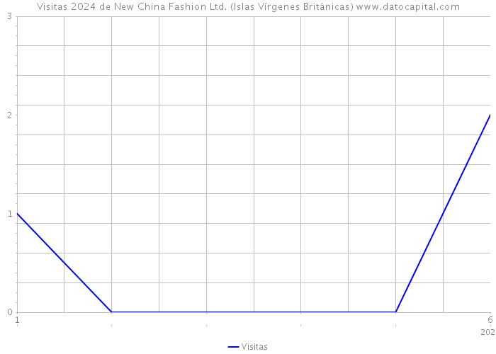Visitas 2024 de New China Fashion Ltd. (Islas Vírgenes Británicas) 